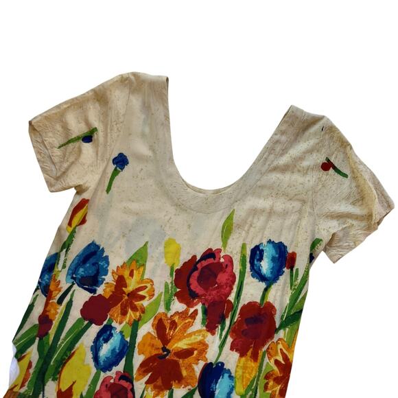 Jams World Hattie Dress Tropical Print Size XL Hawaii Unique Vacation - Picture 2 of 7